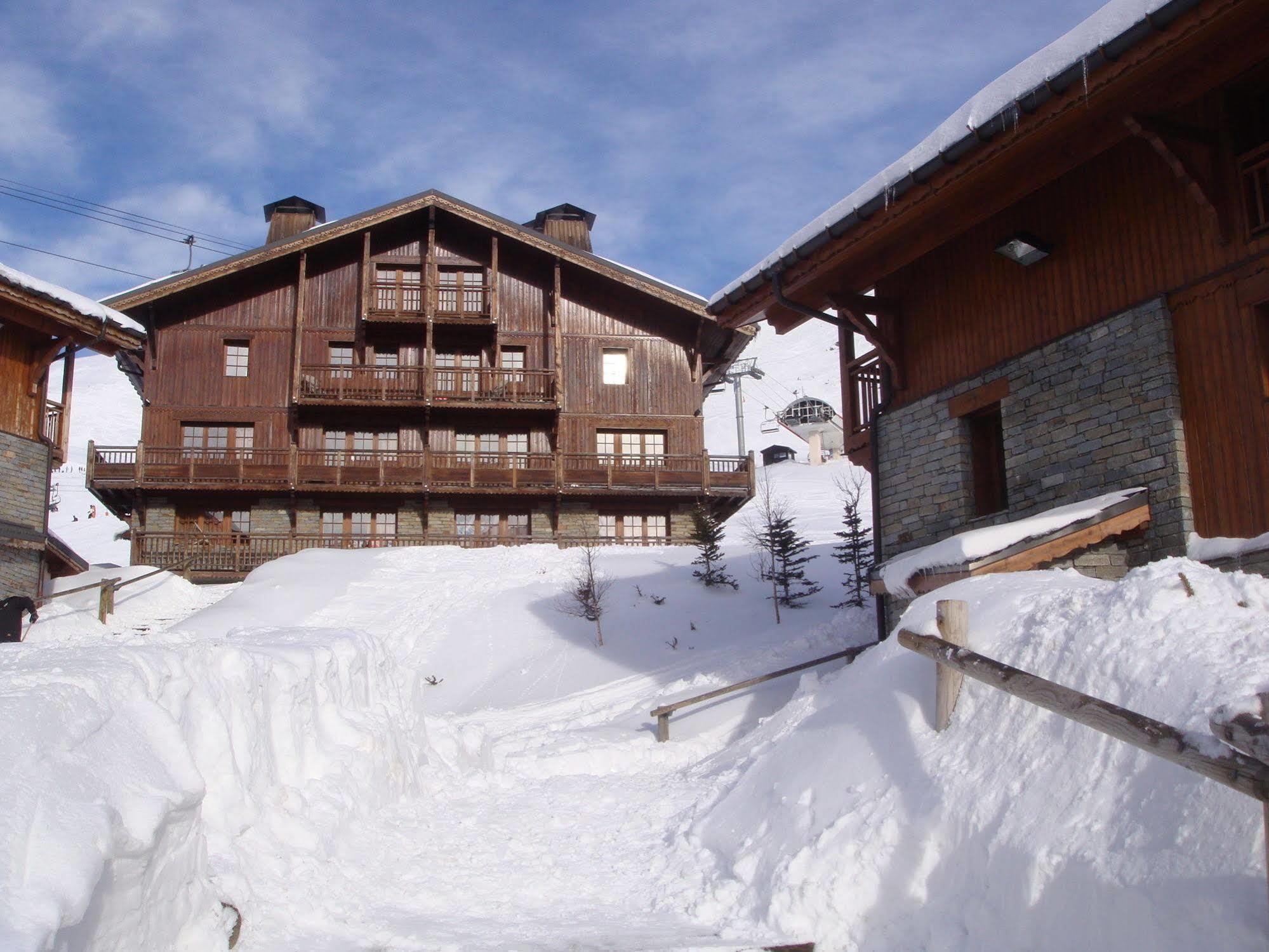 Cgh Residences & Spas Les Chalets Du Soleil Authentiques Saint-Martin-de-Belleville Exterior foto