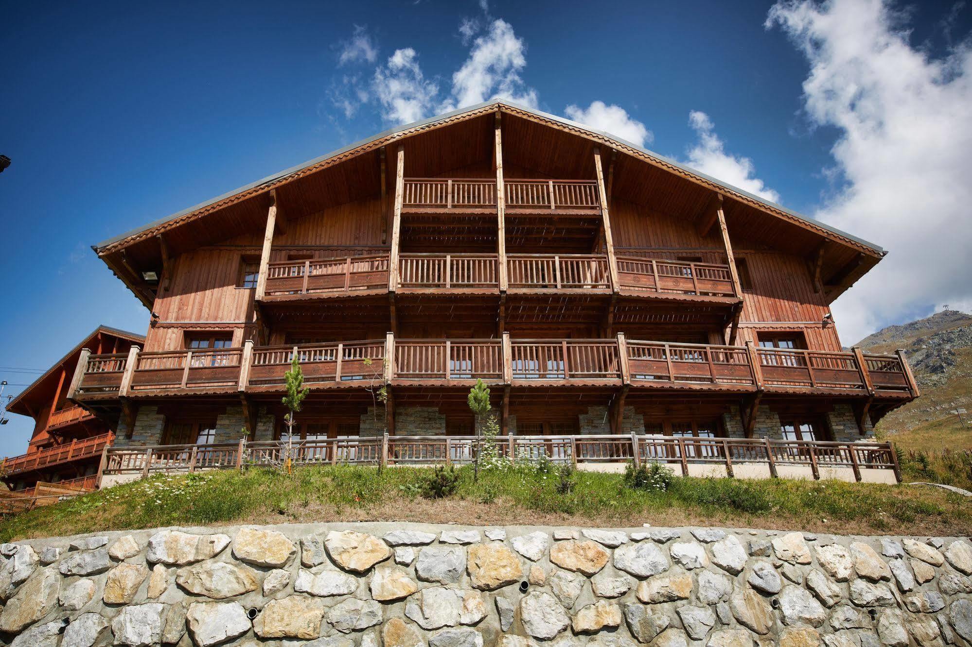 Cgh Residences & Spas Les Chalets Du Soleil Authentiques Saint-Martin-de-Belleville Exterior foto