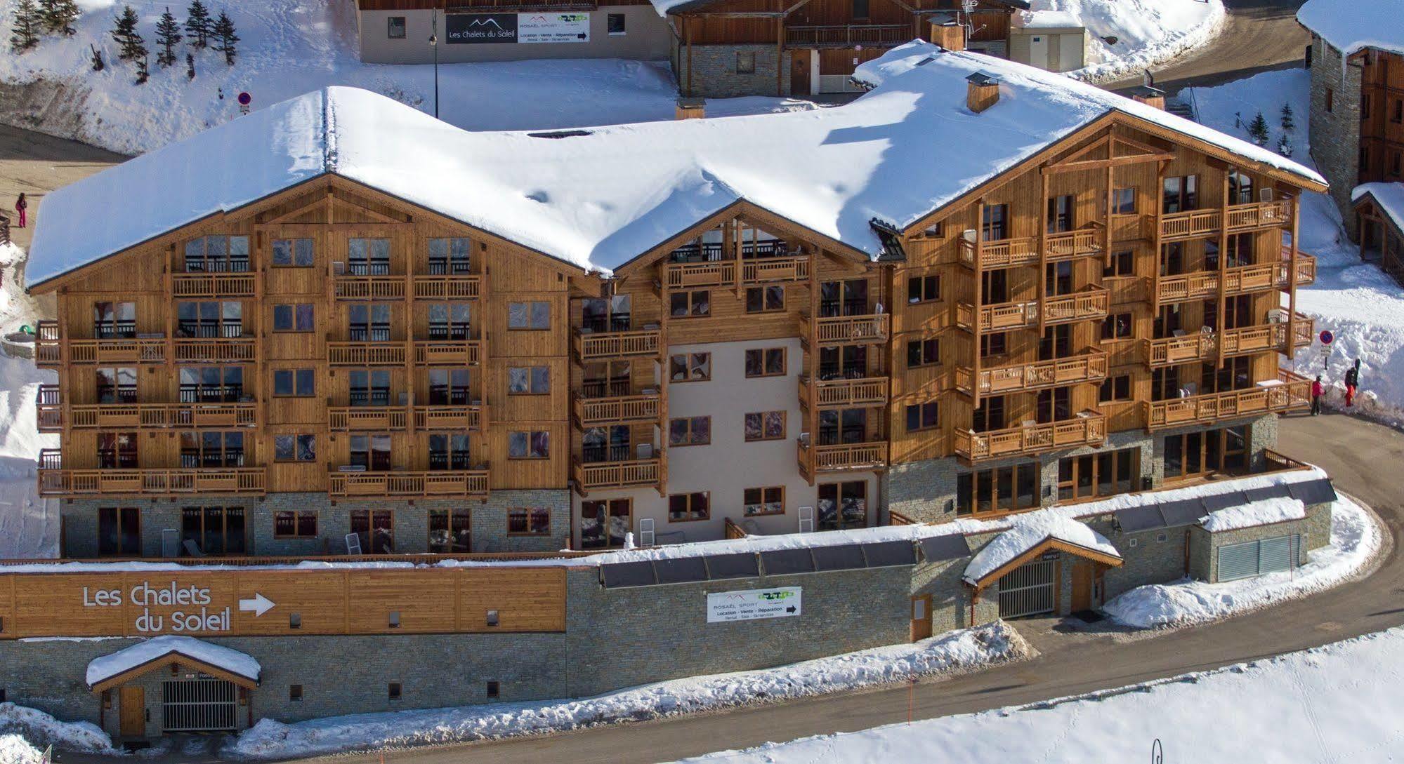 Cgh Residences & Spas Les Chalets Du Soleil Authentiques Saint-Martin-de-Belleville Exterior foto
